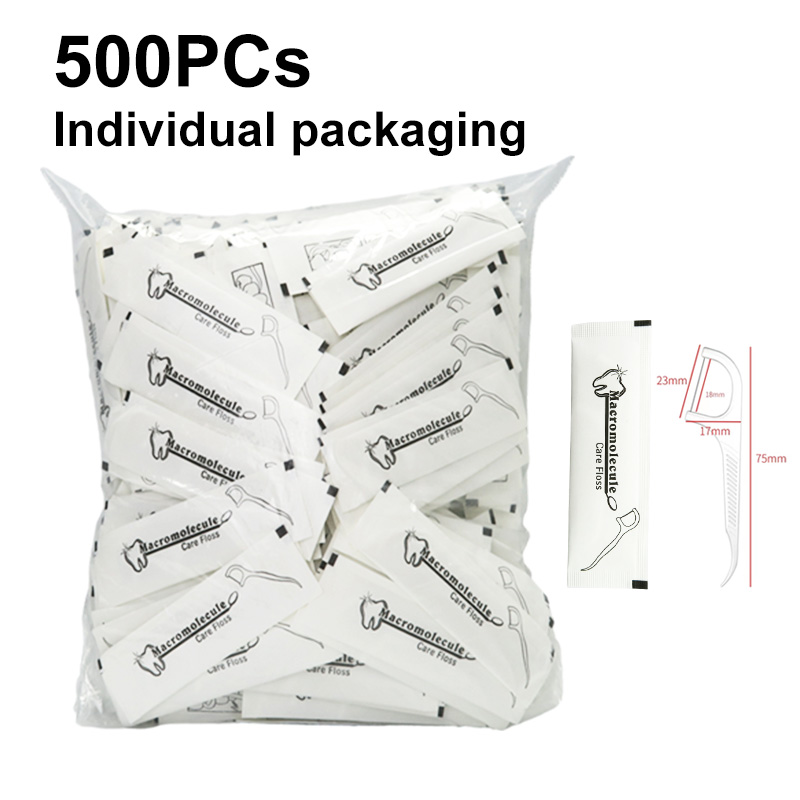 Dental Floss Picks - 500 шт. одноразовая зубная нить, экологически