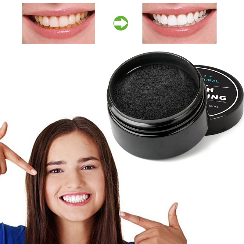 Teeth Whitening Charcoal Powder - Порошок зубной пасты, сильно отбеливающий, с