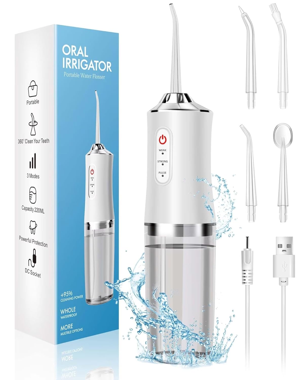 Water Flosser Cordless - Водная зубная нить для зубов -
