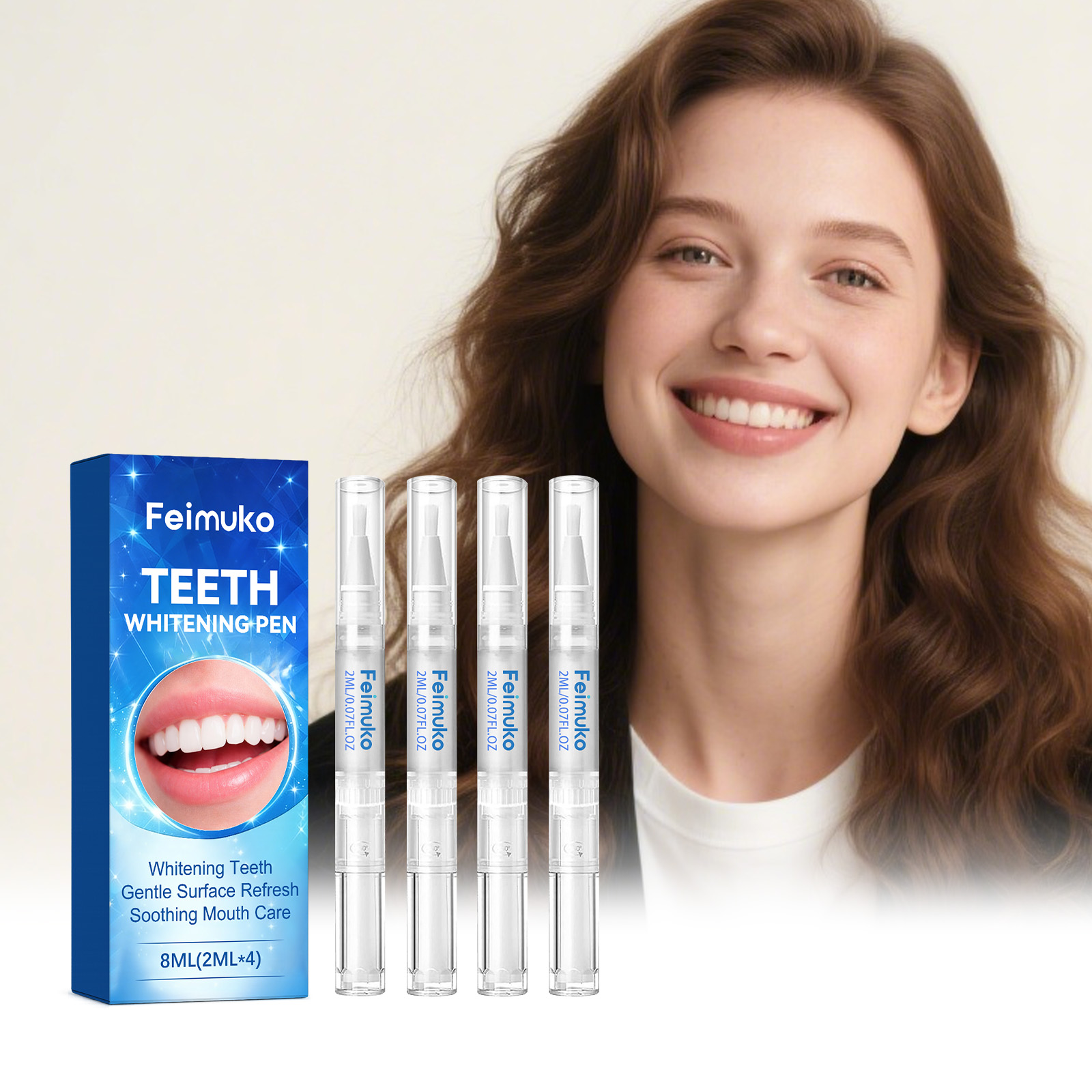 Whitening Pen Bleach - Набор из 4-х гелевых ручек для