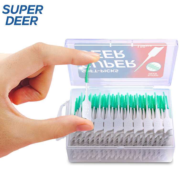 Dental Floss Picks - 150 шт. Зубные нити-флоссеры для чистки