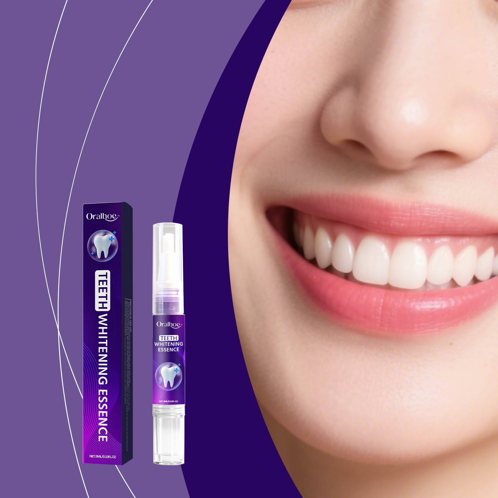 Whitening Pen Bleach - Отбеливающая ручка для зубов Oralhoe: удаление