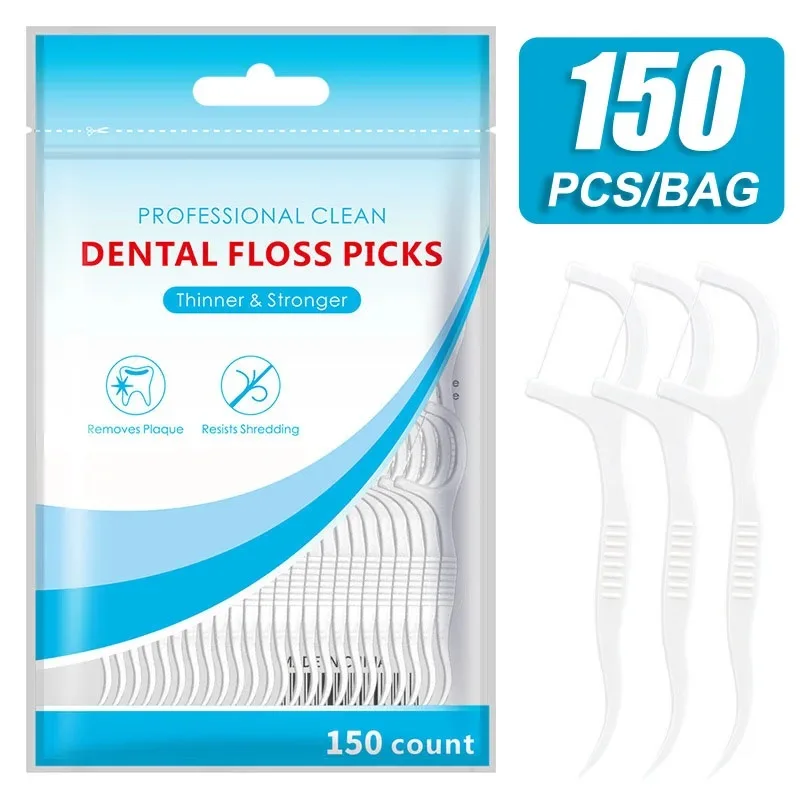 150 шт., зубная нить, зубочист – обзор и цена Dental Floss Picks