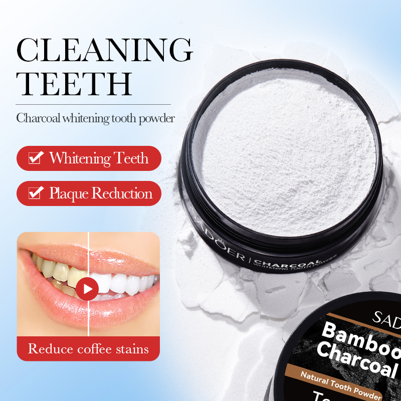 Отбеливающий зубной порошок с  – обзор и цена Teeth Whitening Charcoal Powder