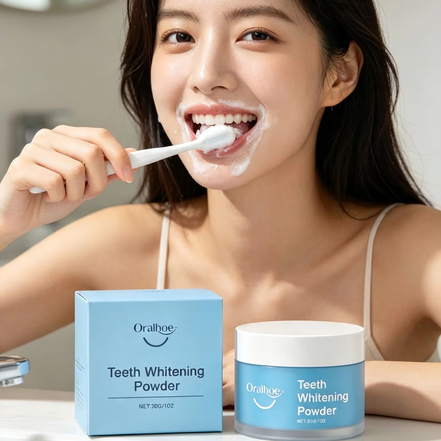 Зубной порошок Oralhoe для чис – обзор и цена Teeth Whitening Levels