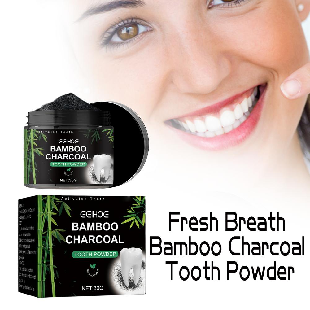 Порошок для отбеливания зубов, – обзор и цена Teeth Whitening Charcoal Powder