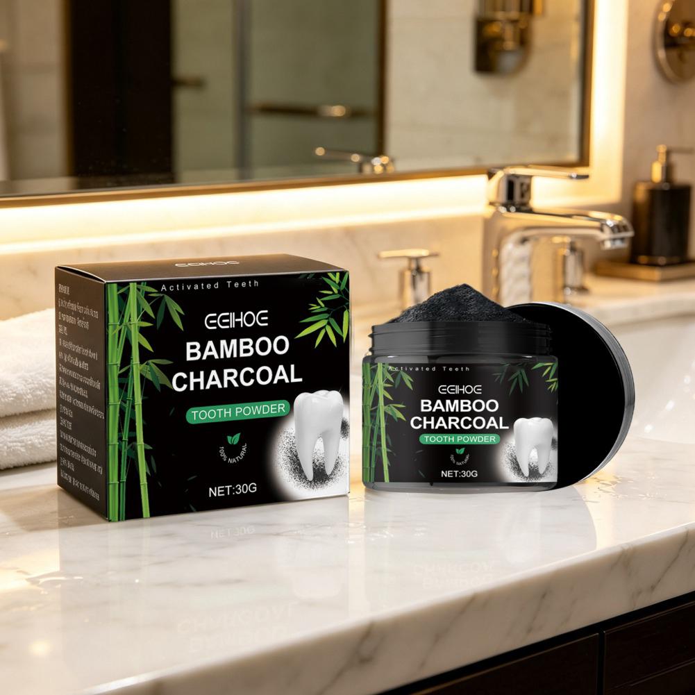 Порошок для отбеливания зубов, – обзор и цена Teeth Whitening Charcoal Powder