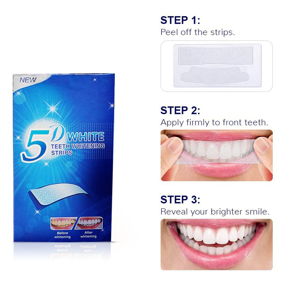 5D-полоски для отбеливания зуб – обзор и цена Teeth Whitening Before And After