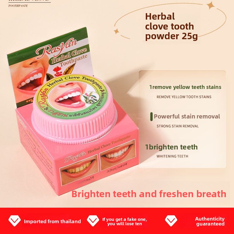 Тайский зубной порошок с гвозд – обзор и цена Teeth Whitening Levels